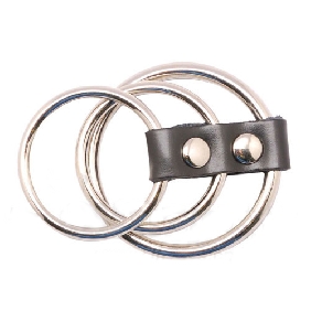Metal Penis ring med 3 ringe