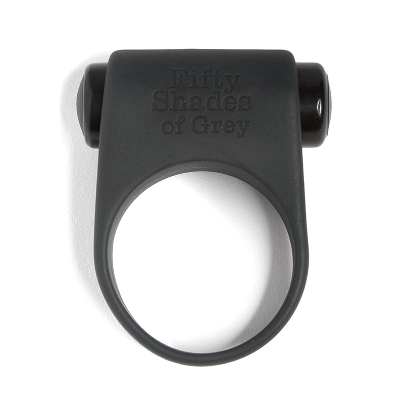 Køb Fifty Shades of Grey Penisring med Bullet Vibrator – Sort