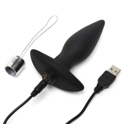 Fifty shades of grey remote control butt plug anal vibrator med fjernbetjening