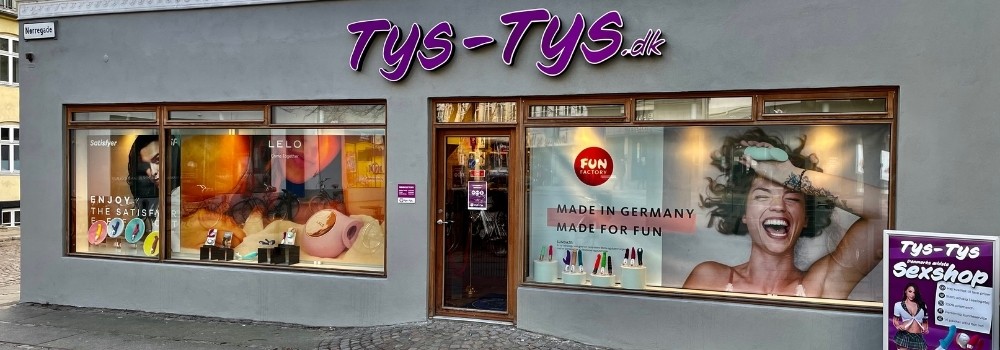 Køb sexlegetøj i sexhsop Tys Tys i Aarhus.