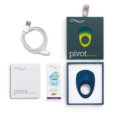 We vibe pivot penisring med vibrator blå indhold
