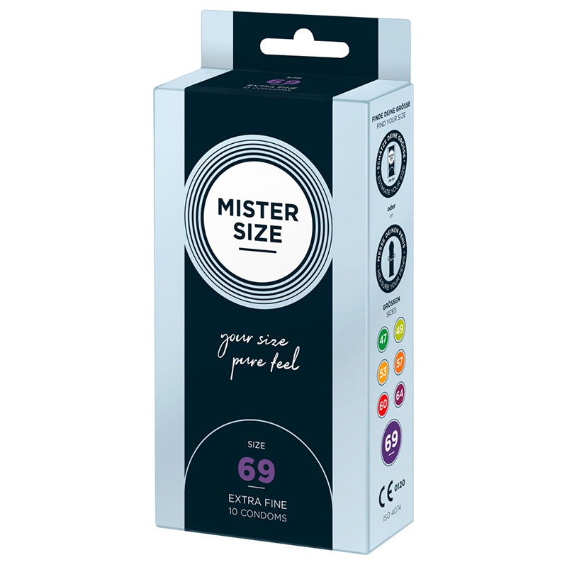 Køb Mister Size 69 mm Kondomer – 10 stk.