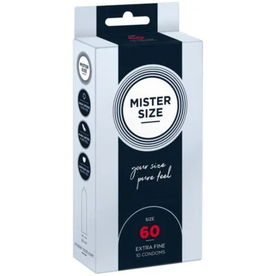 Mister Size 60 mm Kondomer - 10 stk.