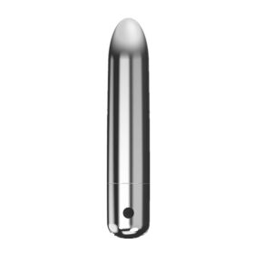 Genopladelig Bullet Klitoris Vibrator i Sølv