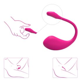 Lovense lush 2 app styret vibrator æg i pink how to