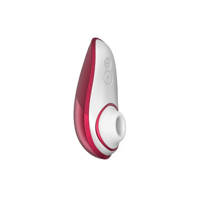 Womanizer Liberty Air Pulse Stimulator Rød er en klitoris stimulator i hvid og rød