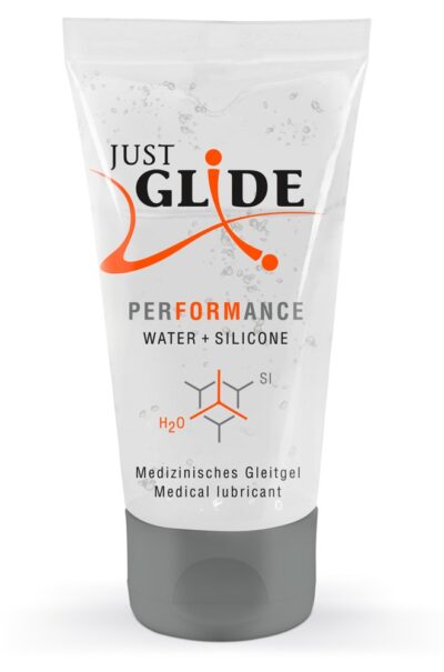 Just Glide Performance vand + silikone glidecreme