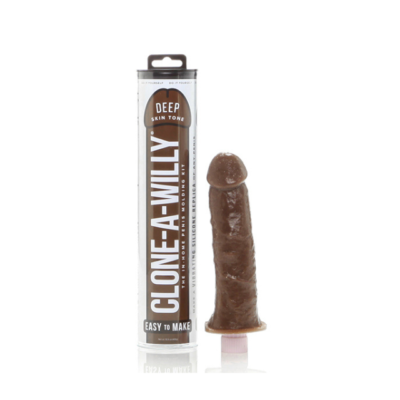Clone-A-Willy Klon Din Penis Kit med Vibrator - Mørk Brun er et sæt til at klone din penis